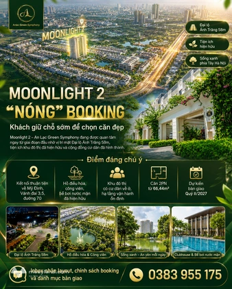 Moonlight 2 - An Lạc Green Symphony 75ha chính thức mở booking từ 23/06/2026