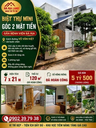 Bán biệt thự thành phố Bà Rịa, tỉnh Bà Rịa, Vũng Tàu, giá 5,5 tỷ