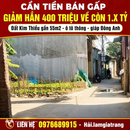 Bán đất Kim Thiều – Phù Khê, sát Đông Anh