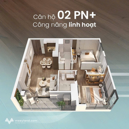 Bán căn hộ 2 phòng ngủ - 60m2 Masteri Srpingbay Vinhomes Ocean Park 2 cách biển hồ nhân tạo 50m