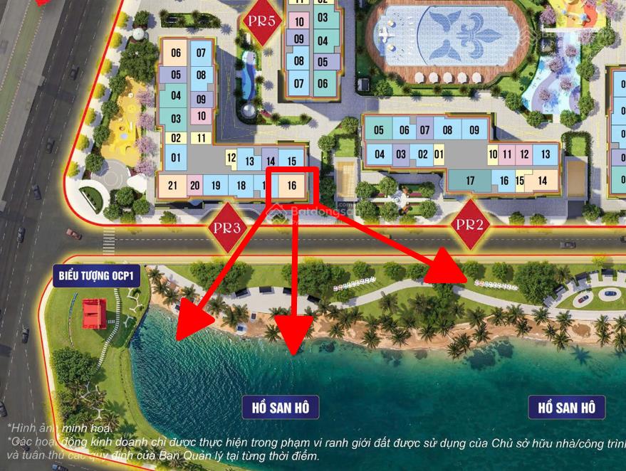Bán pr3xx16 căn 3pn view trực diện sông san hô giá chỉ từ 5.3 tỷ