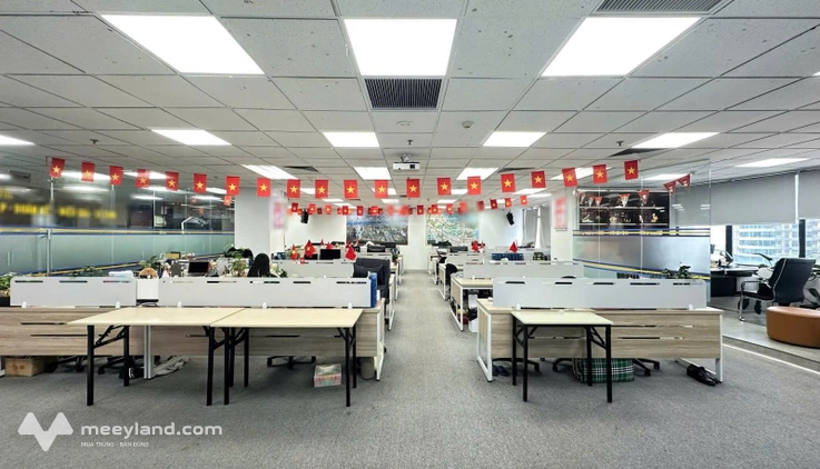 Cơ hội chốt ngay VP 250m2 tại tòa Tây Hà, ngăn sẵn phòng full nội thất