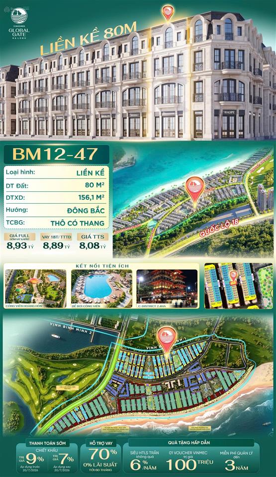 Siêu phẩm liền kề 80m trục đẹp vinh bình minh 1
