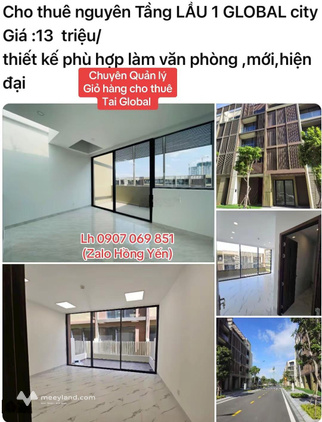 Cho thuê văn phòng tại Global City An Phú: 25m2-35m2-65m2-90m2-138m2..