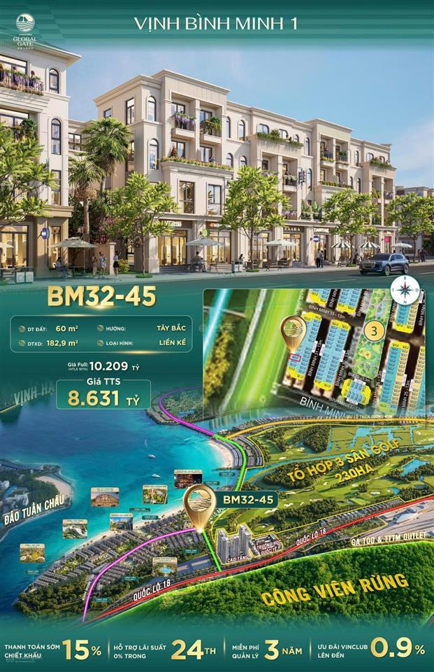 Vinh bình minh 1 bm3245 | "át chủ bài" dành cho nhà đầu tư đón sóng hạ long xanh
