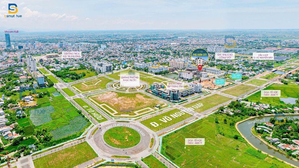 Căn hộ thương mại ra mắt siêu phẩm ngay tại khu đô thị Phú Xuân City TP Huế