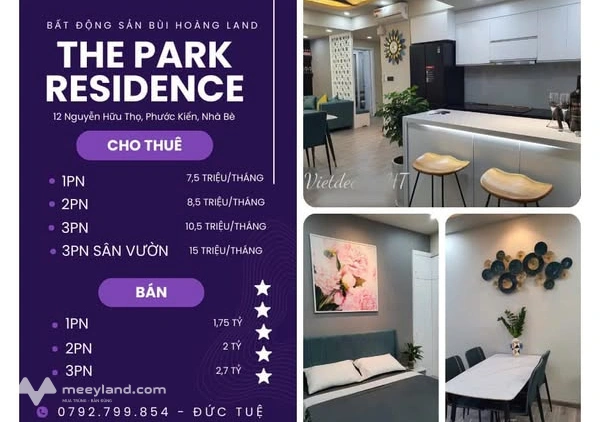 Cho thuê căn hộ chung cư The Park Residence