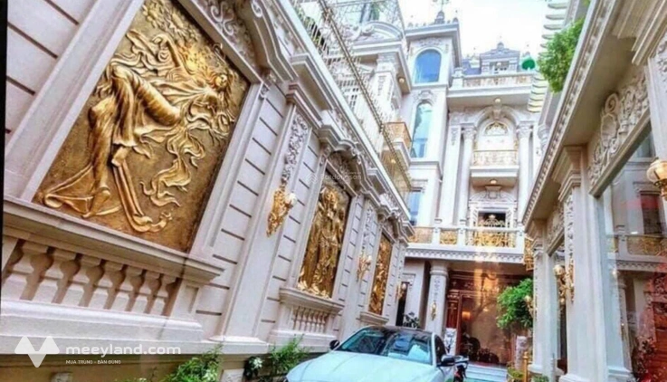 Kiến trúc độc lạ, thang máy cao cấp Mitsubishi, sân vườn để được 2 xe hơi 7 chỗ và 10 xe máy