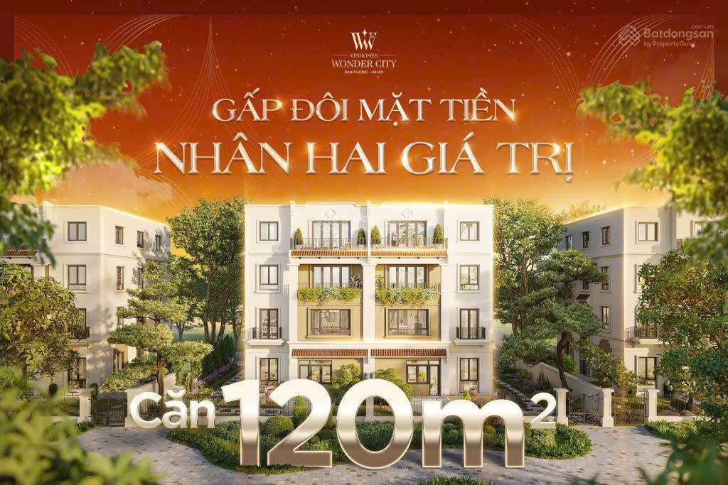 Cần bán căn liền kề 120m2 tại vinhomes đan phượng, 16 tỷ cắt lỗ gần 5 tỷ không có căn thứ 2