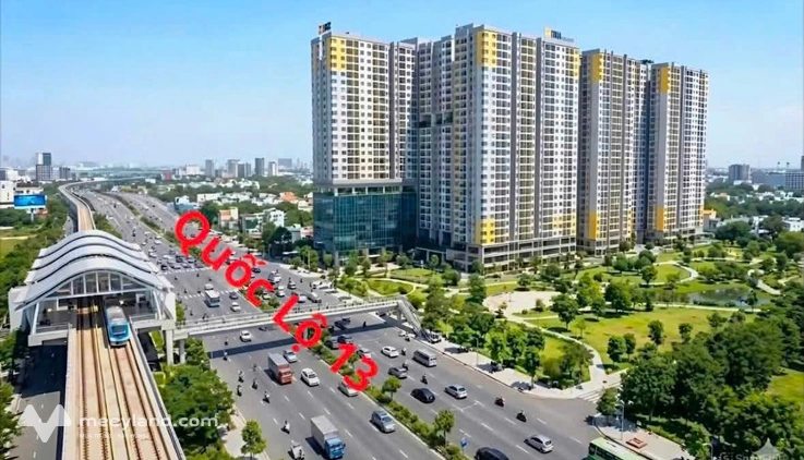 Đất vàng ngang 12m 960m2, mặt tiền Quốc lộ 13, tiện xây tòa nhà, ngay Vạn Phúc, chỉ 135 tỷ