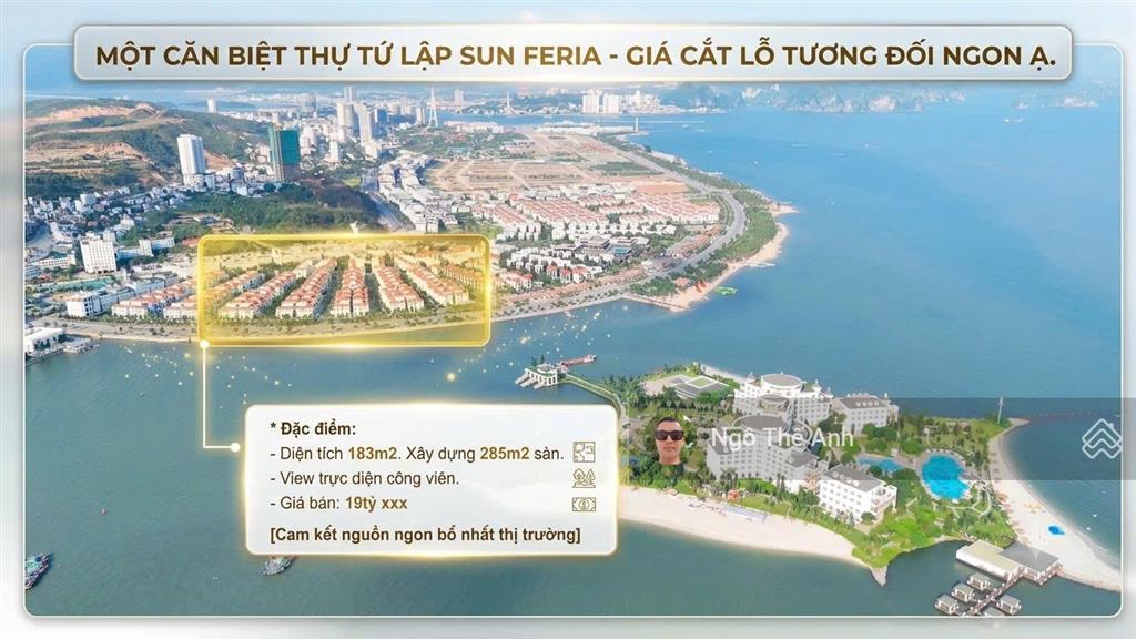 Giảm 3 tỷ so với năm 2021 biệt thự tứ lập sun feria giá tham khảo tốt trong khu vực ạ