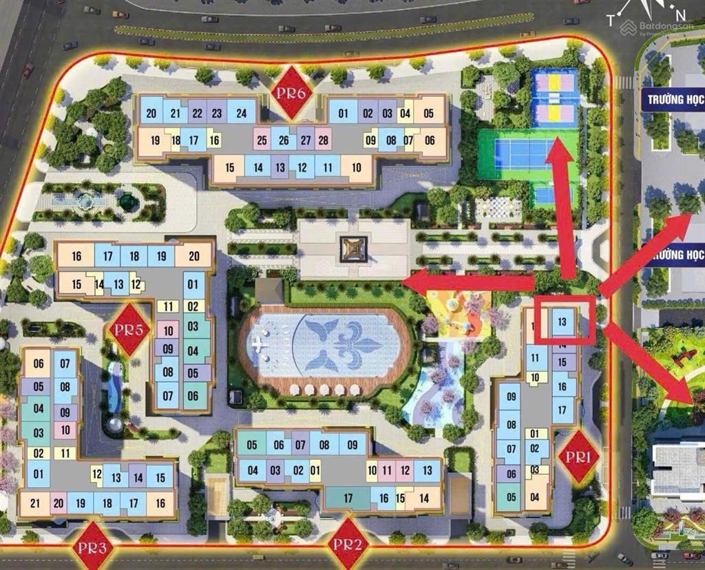 Pr1xx132n view rộng và thoáng nhất tòa paris hướng đông bắc đông nam giá chỉ từ 4.3x tỷ