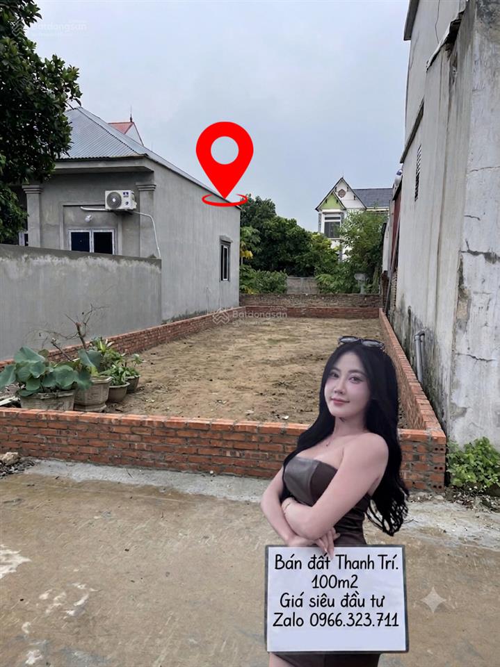 Bán đất thanh trí 100m² giá siêu đầu tư