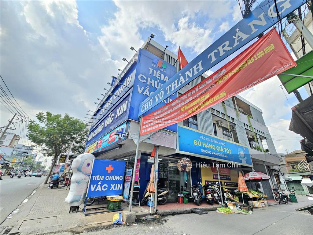 Vị trí đắc địa, mtkd chợ võ thành trang, 60.5m2, 4 tầng, sổ 2026