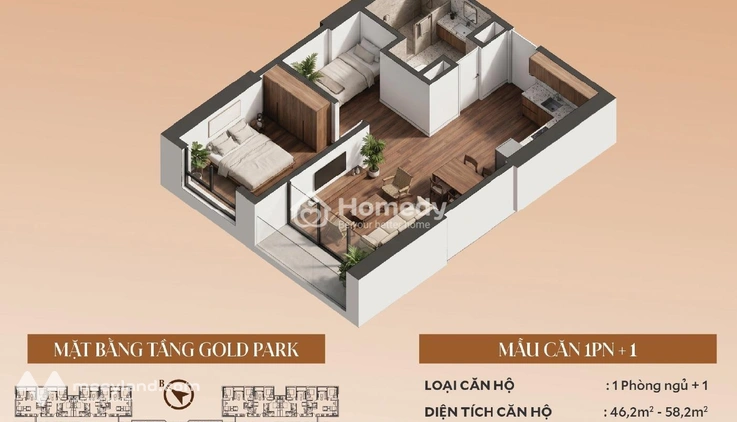 Căn hộ 2 ngủ 67m2 tại trung tâm Bắc Giang, giá chỉ 2,9 tỷ