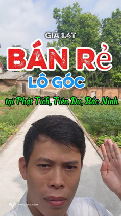 Bán gấp lô góc 77m2 đắc địa tại Tiên Du, Bắc Ninh, giá yêu thương chỉ 1,4 tỷ
