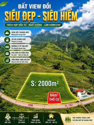Đất Sa Pa, view thung lũng Mường Hoa, giá giảm sâu, đầu tư là thắng