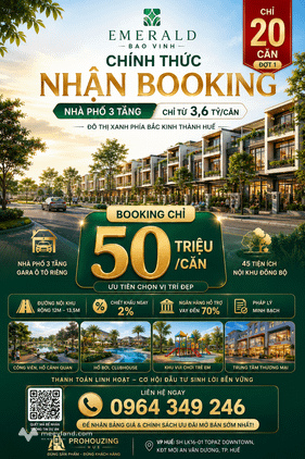 Emerald Bao Vinh chọn sớm hôm nay, nắm lợi thế ngày mai