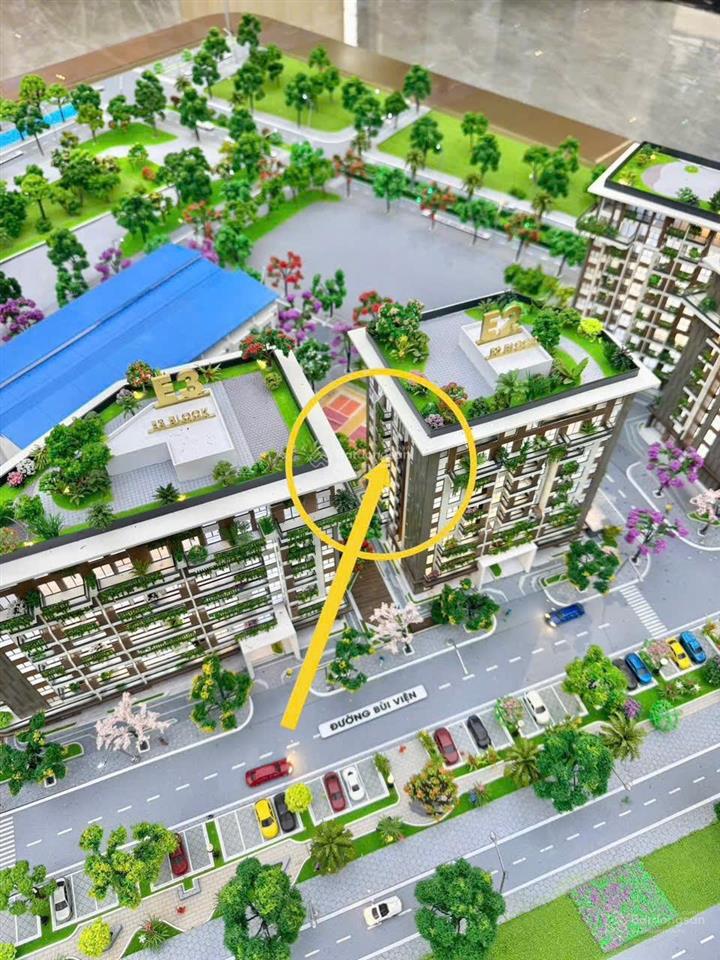 Bán căn trung tầng dự án mới chủ đầu tư ecopark hải dương, 61.2m2 căn 2 phòng ngủ 2vs giá 2 tỷ 631