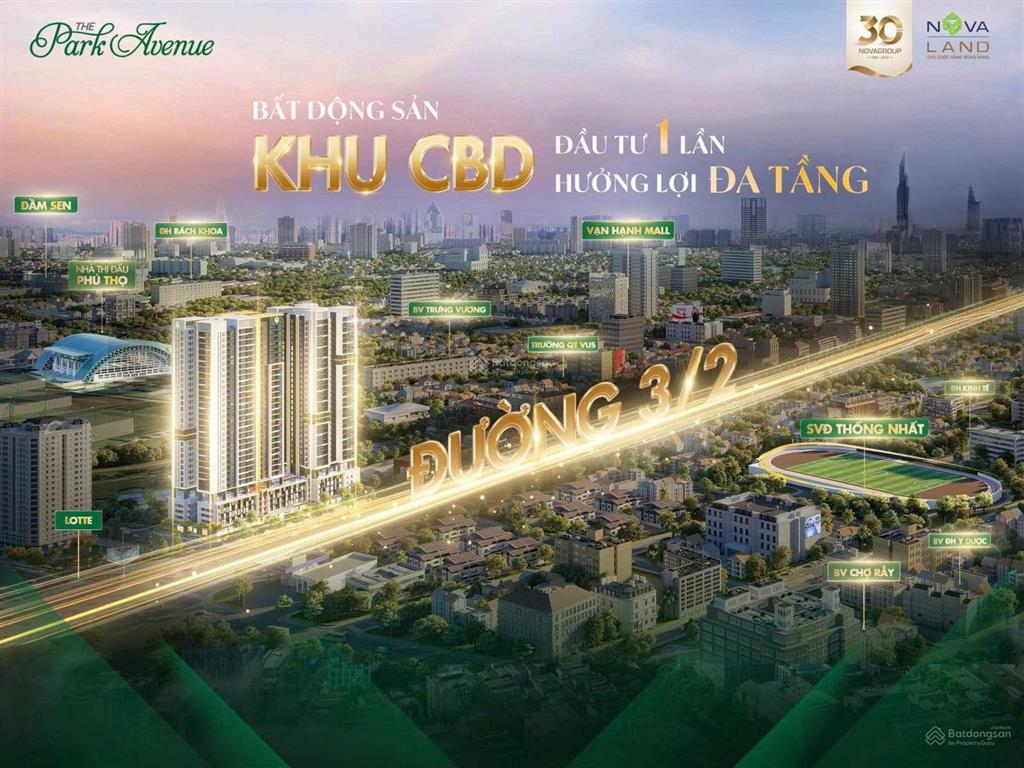 Căn hộ giá tốt tại dự án the park avenue q11, 2pn 6.3tỷ view cực kỳ đẹp