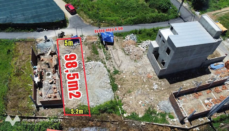Đất thổ cư Diên Toàn, Diên Khánh, 98,5m2, đường ô tô thông, giá 1,58 tỷ