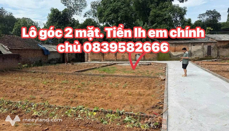 Lô góc 77m2 tại Phật Tích, Tiên Du, Bắc Ninh giá tốt