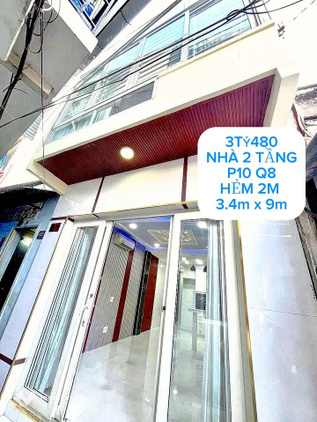 Nhà 2 tầng Chánh Hưng Quận 8, chỉ 3.48 tỷ, cách mặt tiền 50m