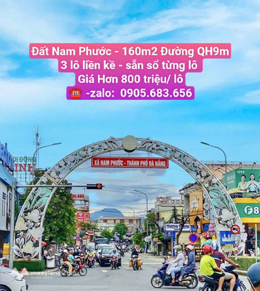 Hơn 800 triệu sở hữu 160m2 đất trung tâm Nam Phước, xây nhà vườn, biệt thự mini