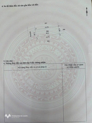 Đất dịch vụ Ngôi Nhà Mới, thị trấn Quốc Oai, diện tích 60m2
