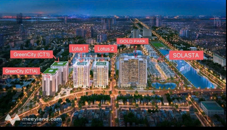 Chỉ 2 tỷ đồng sở hữu ngay căn hộ 2 phòng ngủ tại Gold Park Bắc Giang