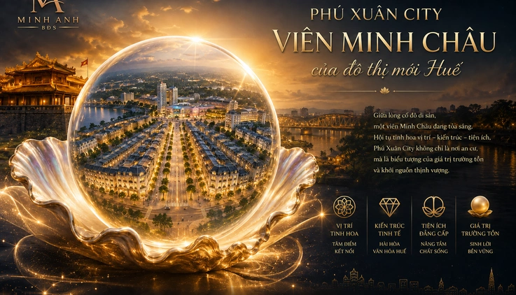 Phú Xuân City dòng tiền hiện hữu, vừa ở, vừa kinh doanh
