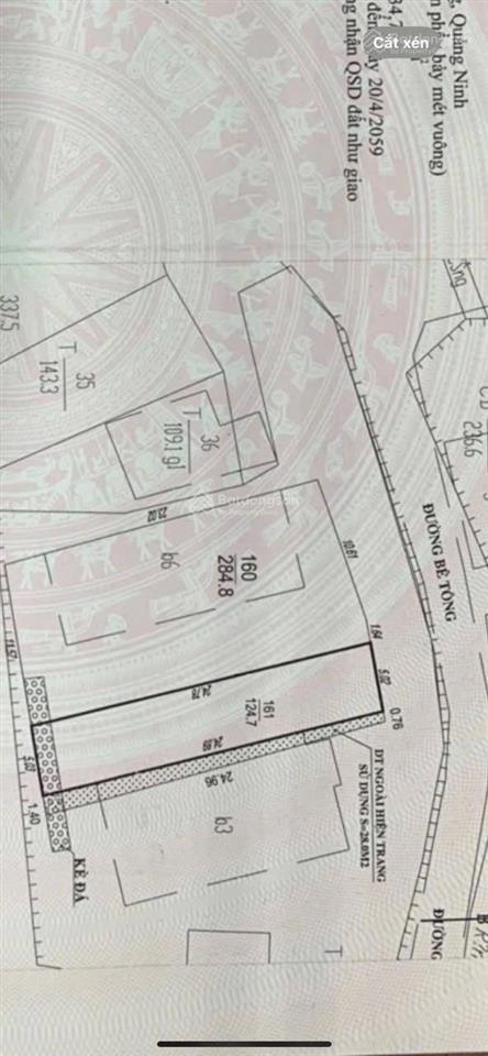 Chính chủ bán lô đất trung tâm khu du lịch bãi cháy hạ long. giá tham khảo tốt trong khu vực