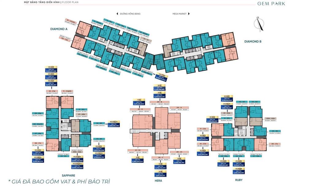 Chỉ 26 căn giỏ hàng đặc biệt gem park hải phòng giá tốt thị trường