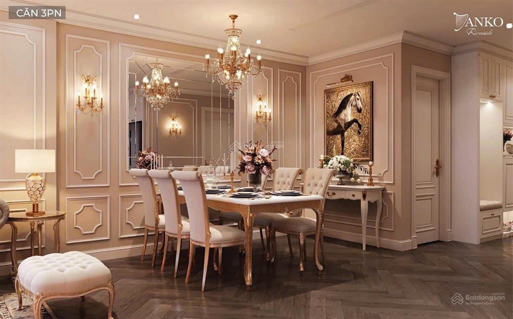 Chung cư danko riverside 2 phòng ngủ full nội thất cơ bản