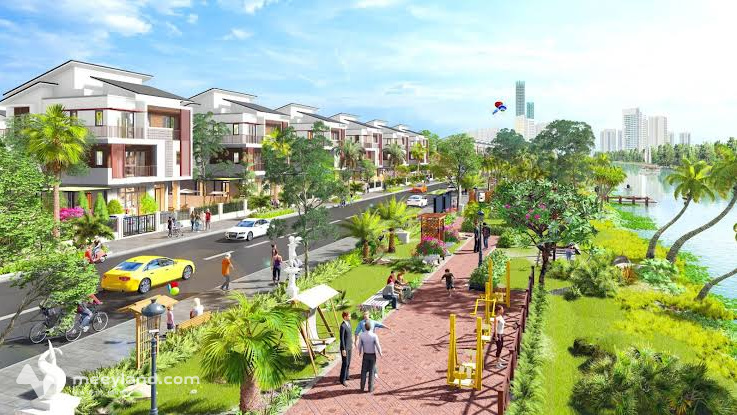 Bán đơn lập góc 373m2, view sông Tào Khê rộng thoáng, hướng Bắc sinh khí