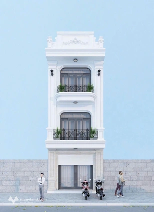 Sở hữu ngôi nhà 3 tầng rộng đẹp, ô tô 16 chỗ đỗ tận cửa