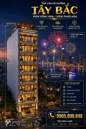 Bán đất vàng Mỹ An 19, sát sông gần Sun Cosmo, view pháo hoa cực đỉnh