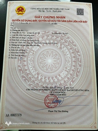 Nhà cấp 4 tại thôn Văn Ông, Ứng Hòa, đường ô tô thông thoáng