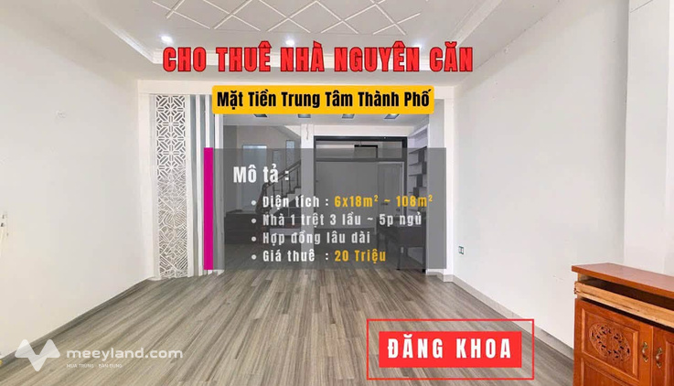 Cho thuê nhà nguyên căn mặt tiền đường Ngô Đức Kế, phù hợp kinh doanh