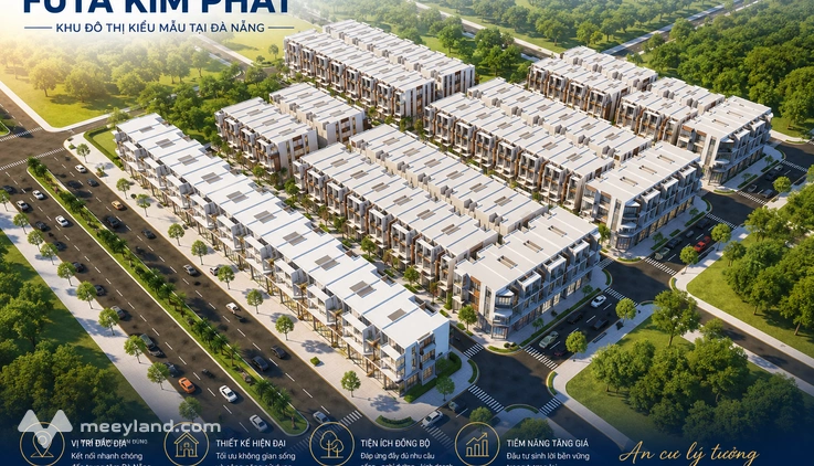 Nhà phố Futa Kim Phát – quỹ căn diện tích lớn hiếm có tại Liên Chiểu