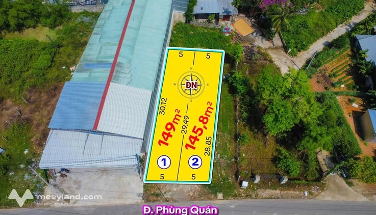 Bán 2 lô đất mặt tiền đường Phùng Quán, Thừa Thiên Huế