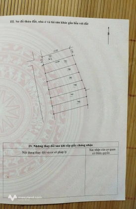 Bán lô đất đẹp tại trung tâm xã Dũng Tiến, huyện Thường Tín