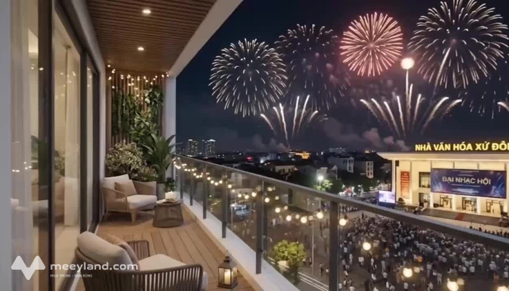 Sky Gemia Tôn Đức Thắng căn hộ 2 phòng ngủ, view quảng trường Xứ Đông