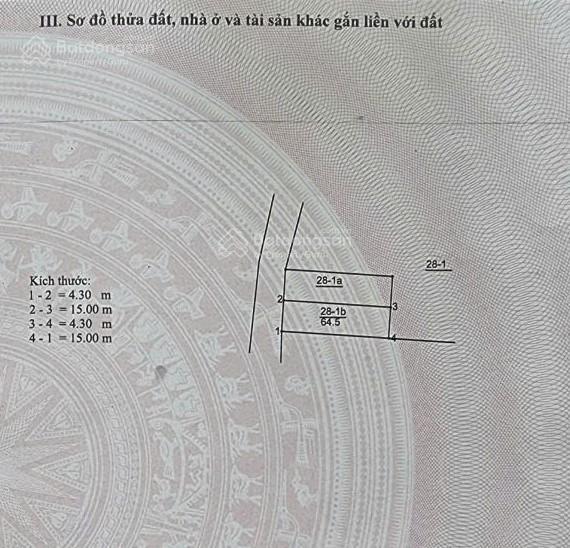 Chính chủ bán đất long biên 65m2, mt 4.5m chỉ nhỉnh 9 tỷ vị trí đẹp, lô góc, ô tô vào đất, gần hồ
