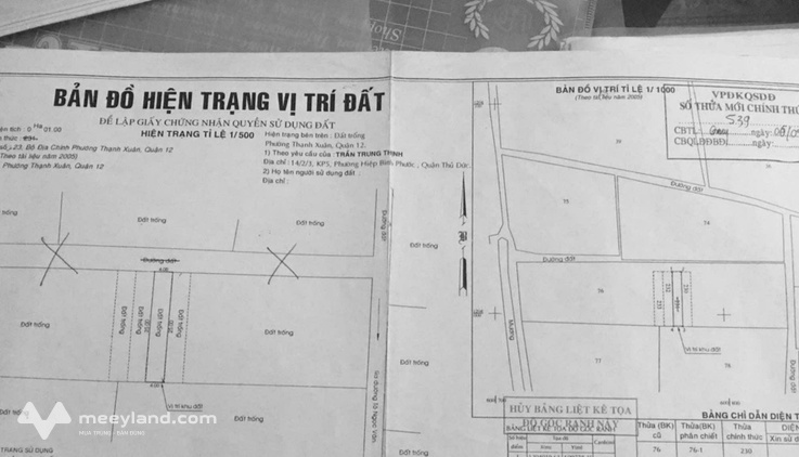 Đất Thạnh Xuân 31 - Thới An - Thành phố Hồ Chí Minh - Diện tích 100m2 - 4m x 25m chưa thổ cư, quy hoạch đất ở