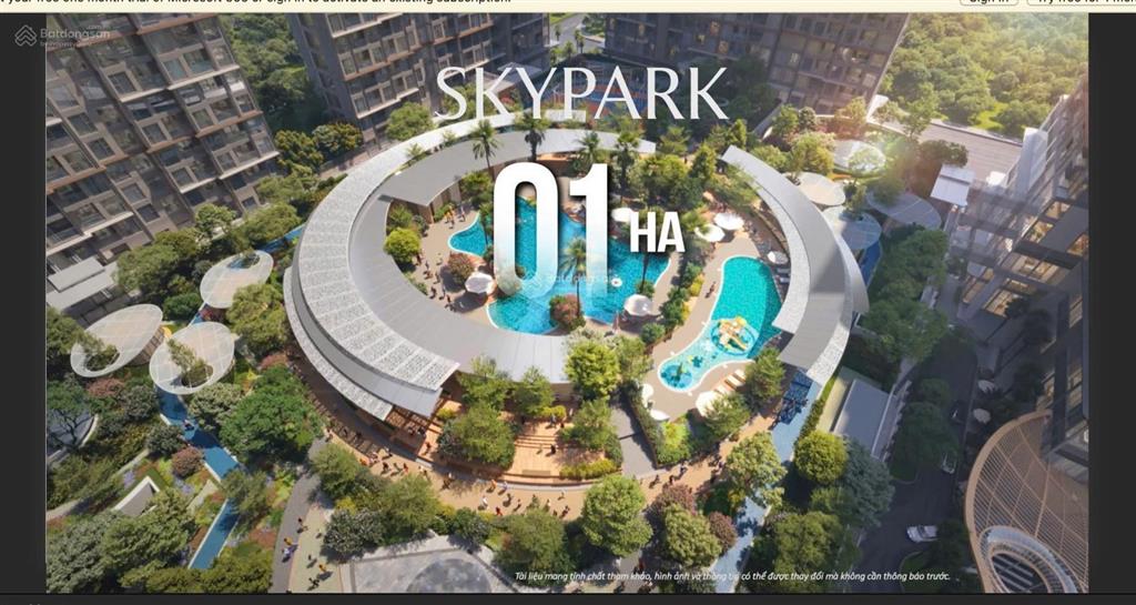Căn 1n+ imperia sky park chiết khấu ngoại giao 100tr trừ trực tiếp vào giá bán 44m 3,5 tỷ