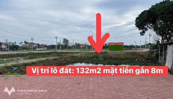 Lô đất đẹp 132m2 tại khu đấu giá Nhân Bình, Hà Nam