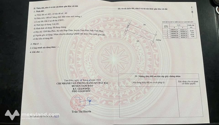 Sở hữu ngay lô đất đấu giá siêu đẹp tại Bảo Phác, Tam Đảo, vị trí đắc địa
