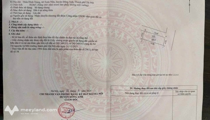 Lô góc hai mặt tiền hiếm có tại Thư Lâm, Đông Anh