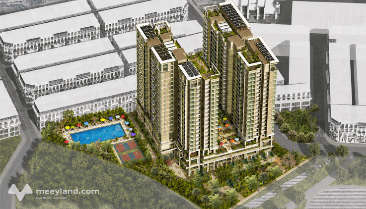 Căn ngoại giao 1 phòng ngủ, chung cư cao cấp Vci Eden Park Vĩnh Yên
